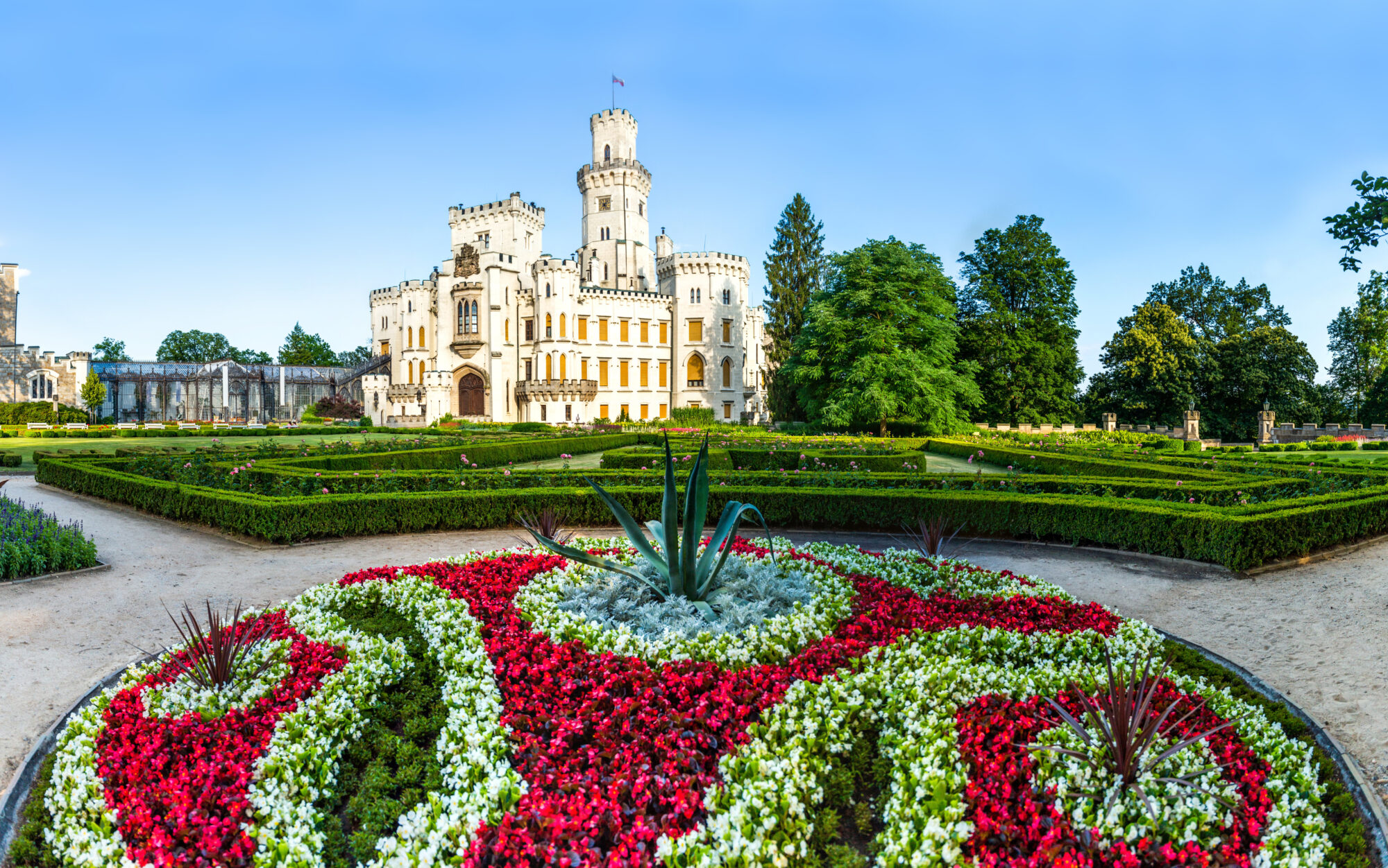 Hluboka,Nad,Vltavou,Castle,In,Czech,Republic.