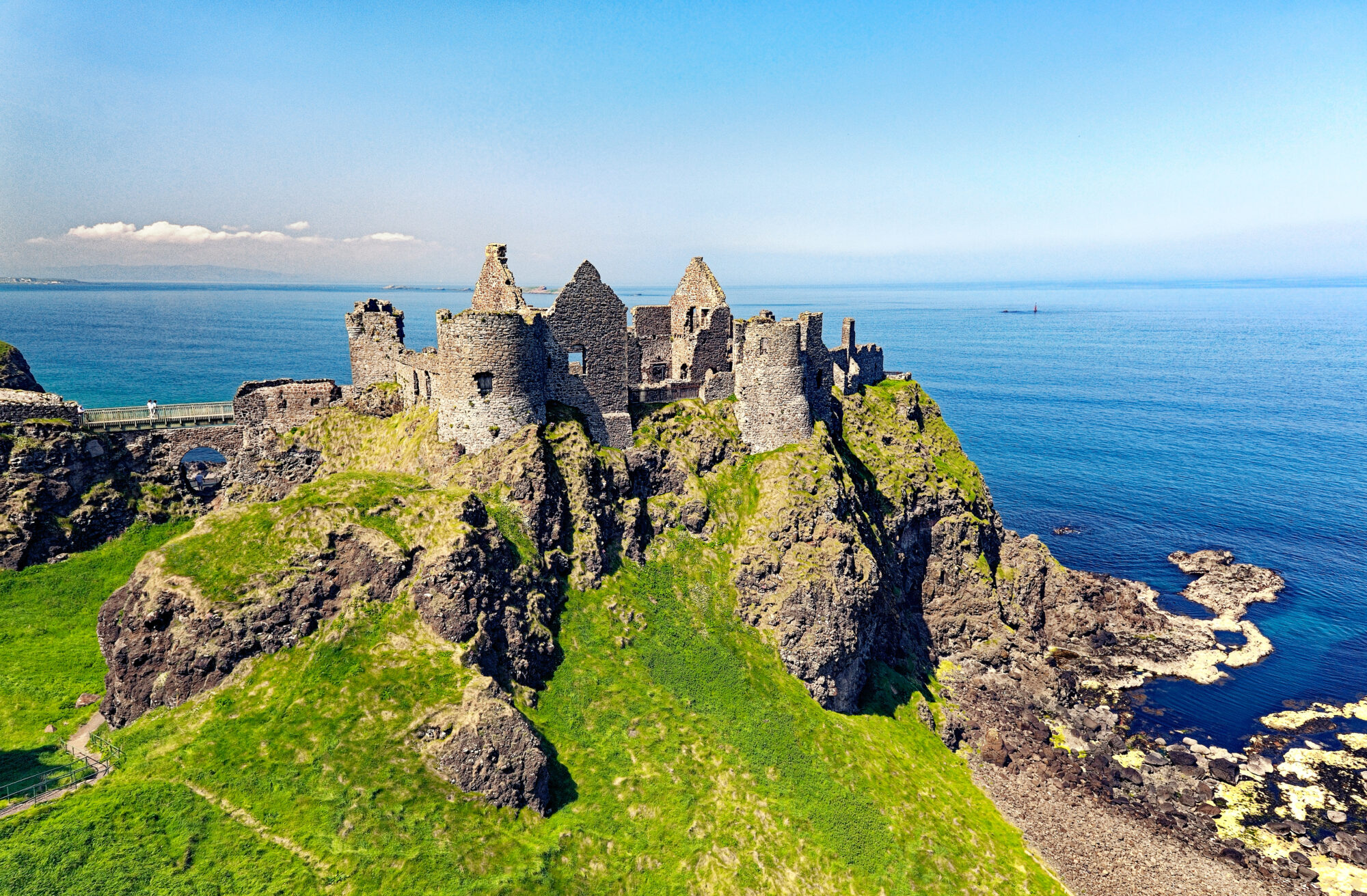 Dunluce castle Portrush Bushmills Irish coast