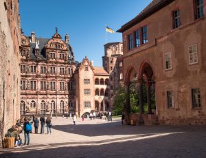 Luftaufnahme, Schloss Heidelberg shutterstock_545758333